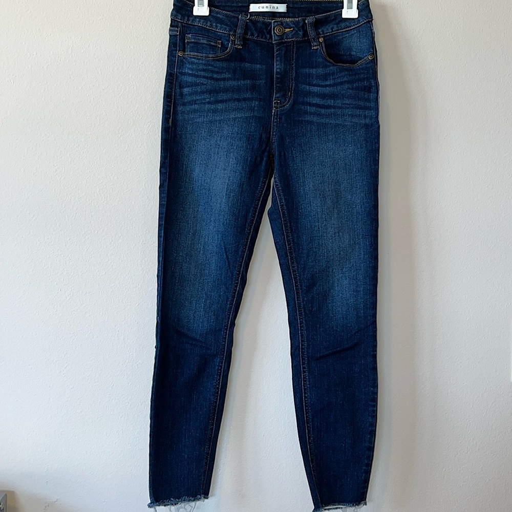 Eunina Clara High Rise Skinny Crop Jeans Size 7